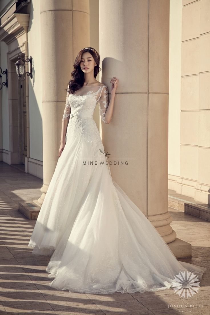 Корейское свадебное платье