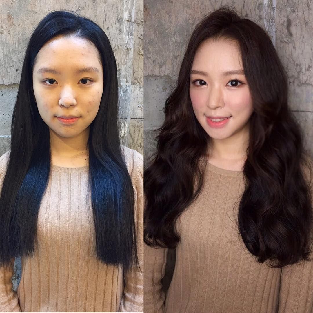 Кореянки без макияжа