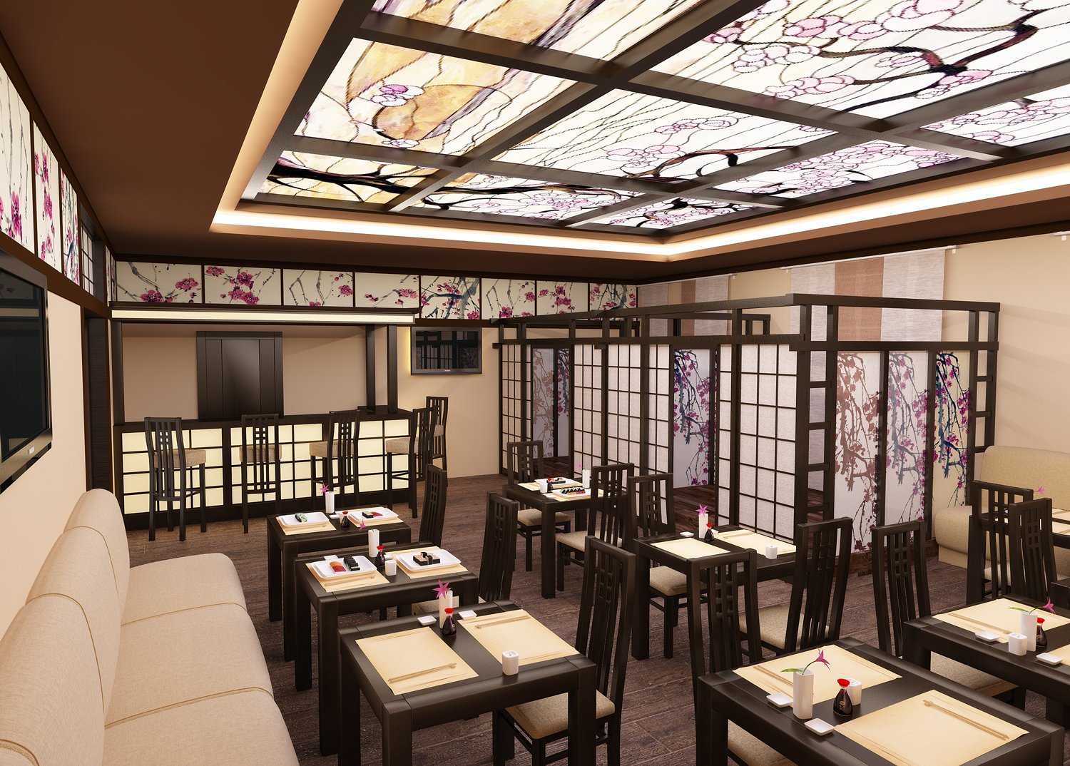 Интерьер ресторана «Моондзун»Япония. Кафе в японском стиле. Японский стиль в интерьере. Ресторан в японском стиле интерьер.