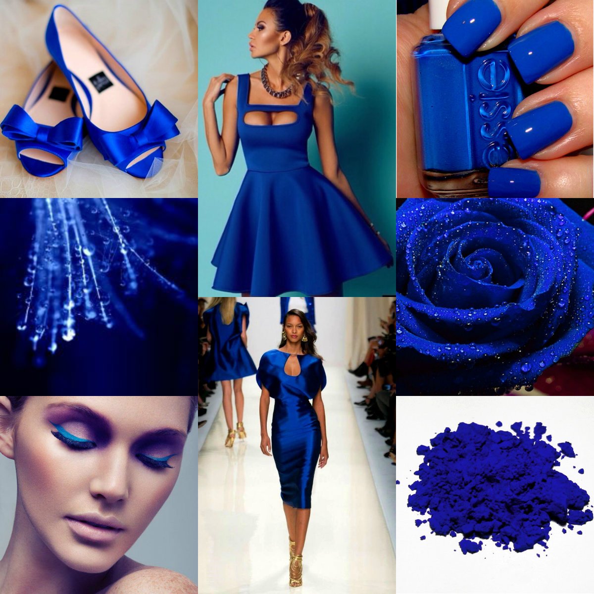 Синий цвет в одежде