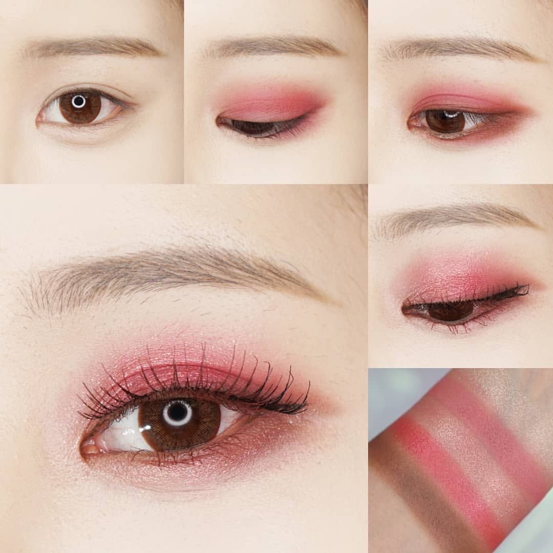 Корейский макияж глаз поэтапно