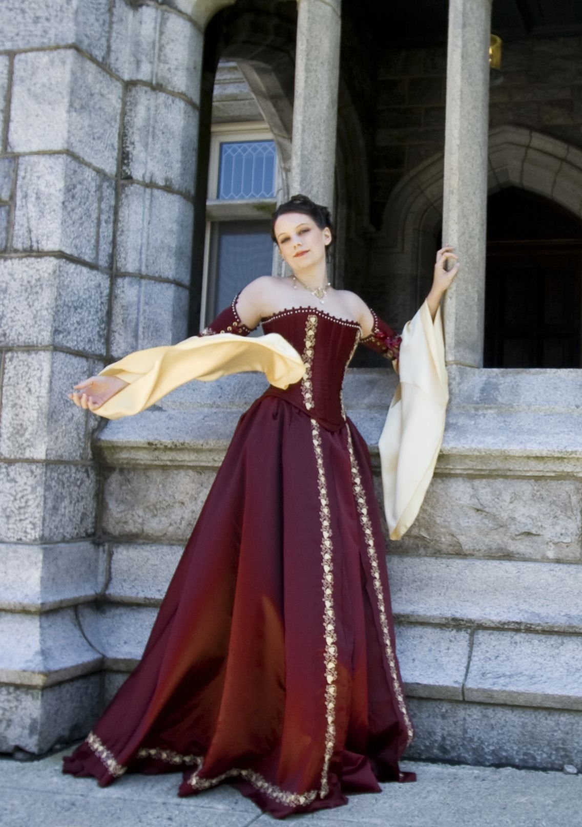 Средневековье платья