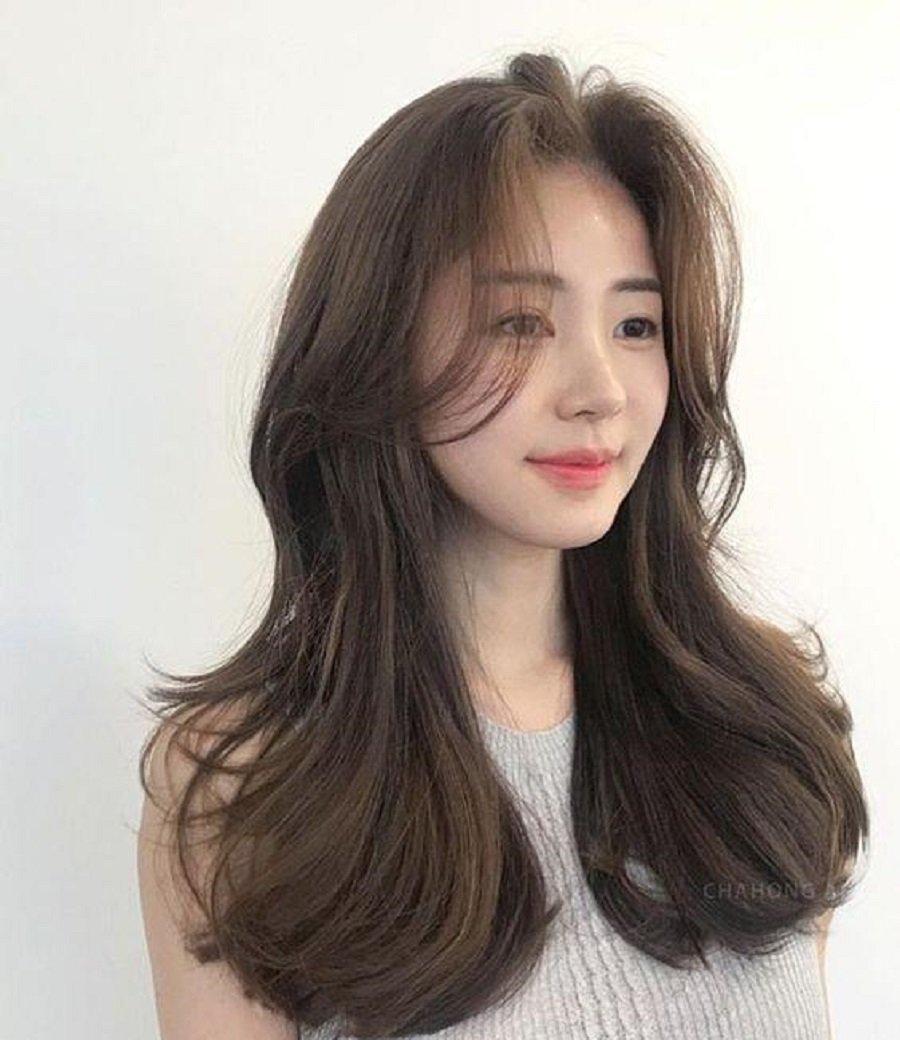 Корейские стрижки на средние волосы