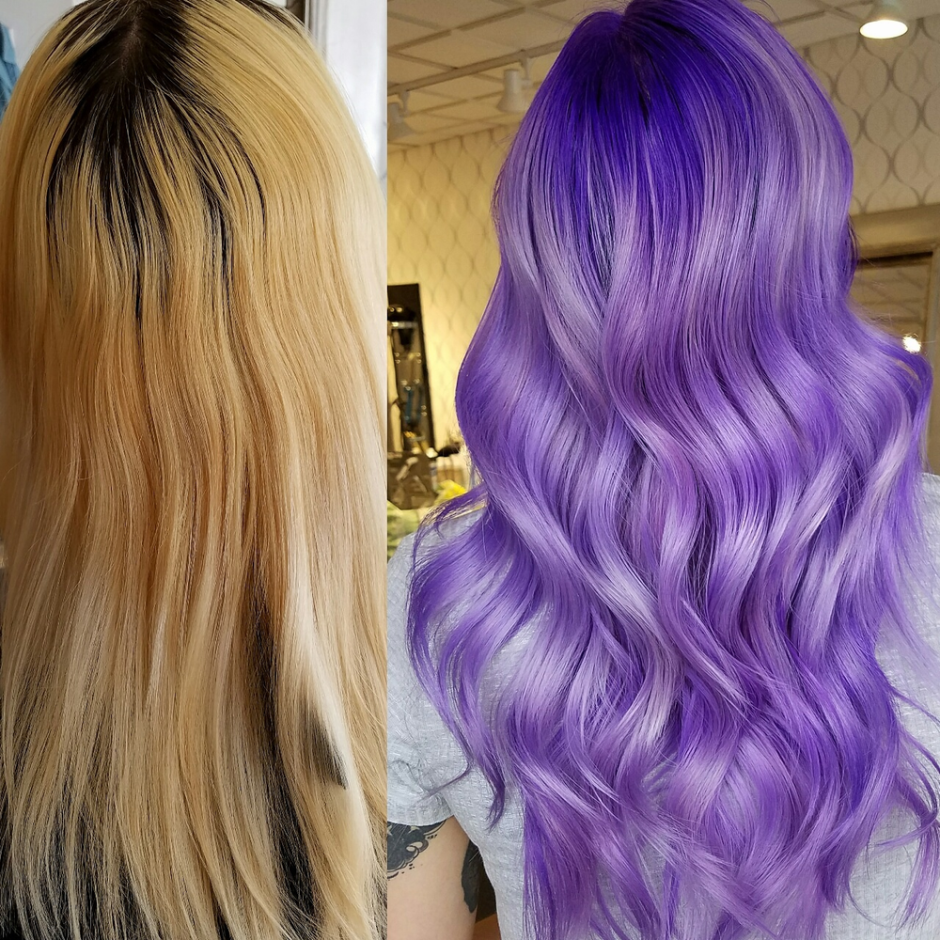 Фиолетовый тоник для волос