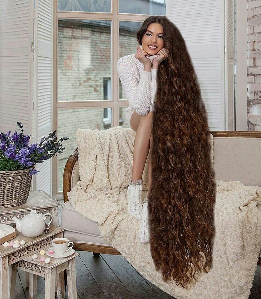 Самые густые волосы в мире