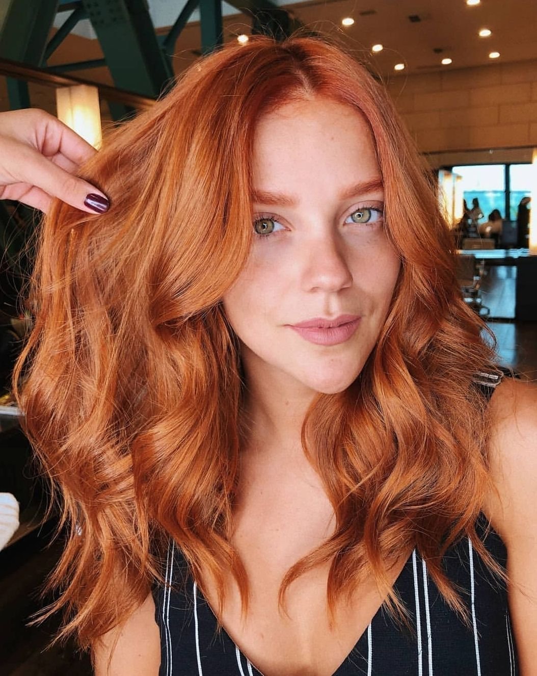 Естественный рыжий цвет волос