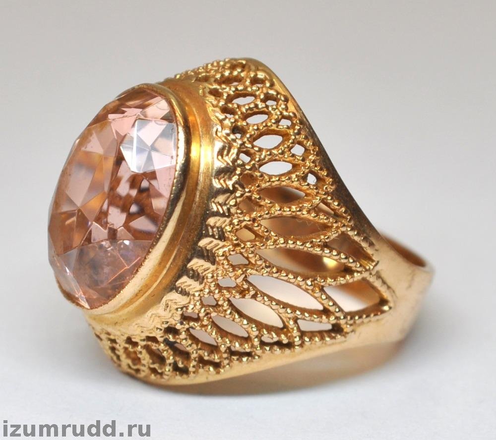 Перстень женский золотой