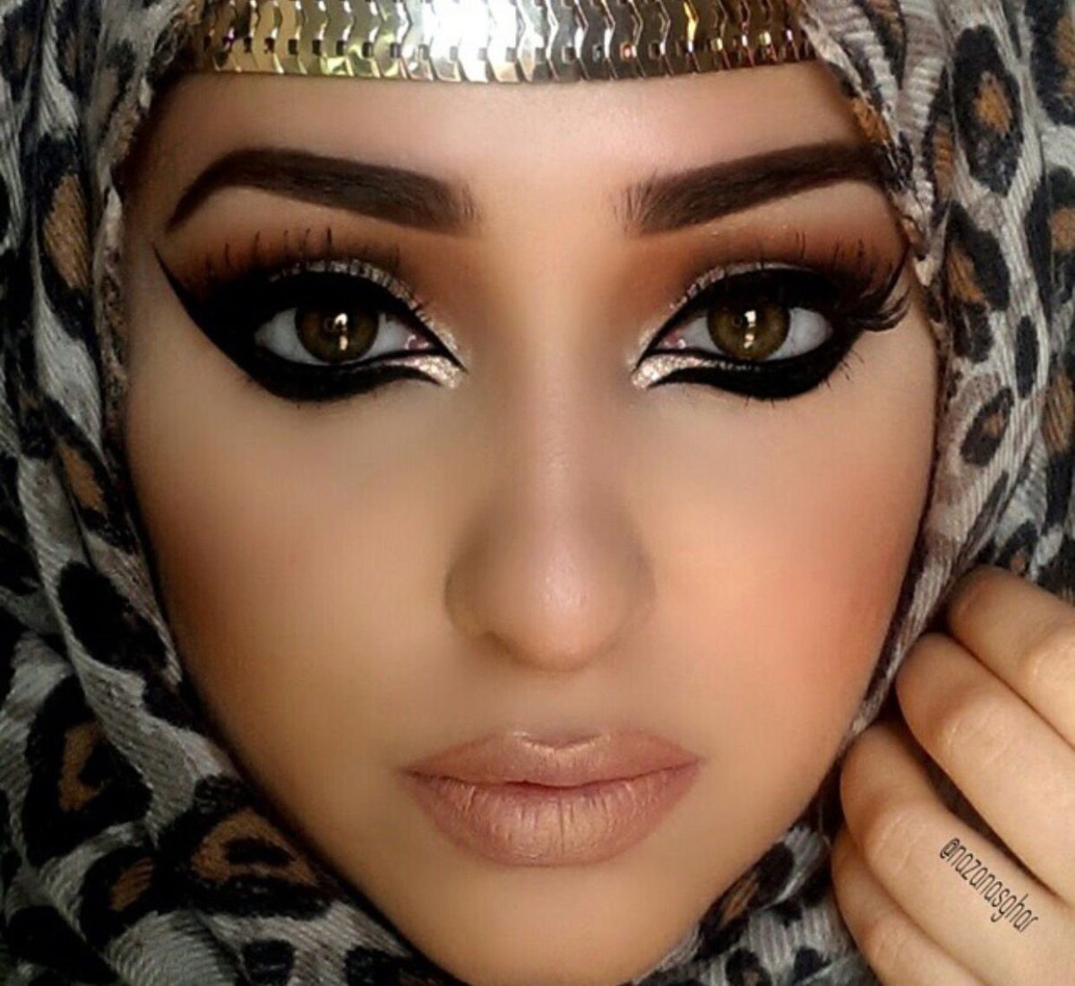 Арабский макияж для карих глаз