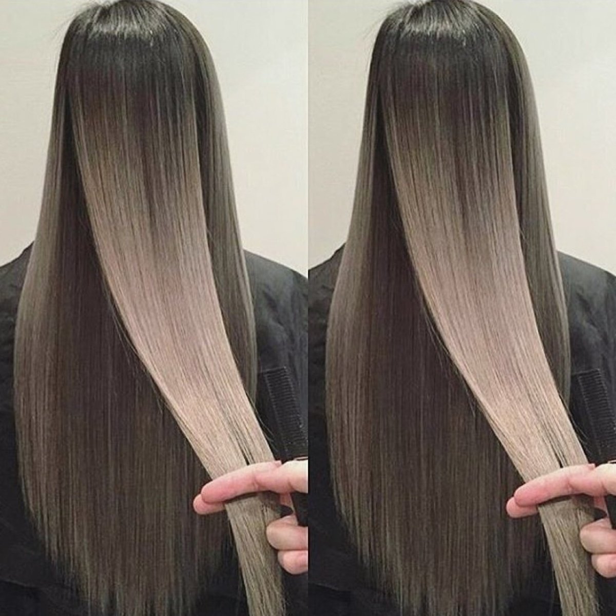 Растяжка волос