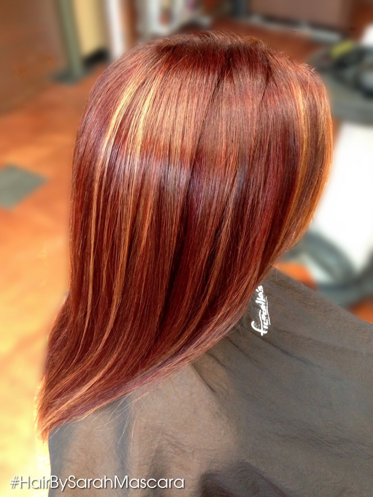 Мелирование на рыжий цвет волос