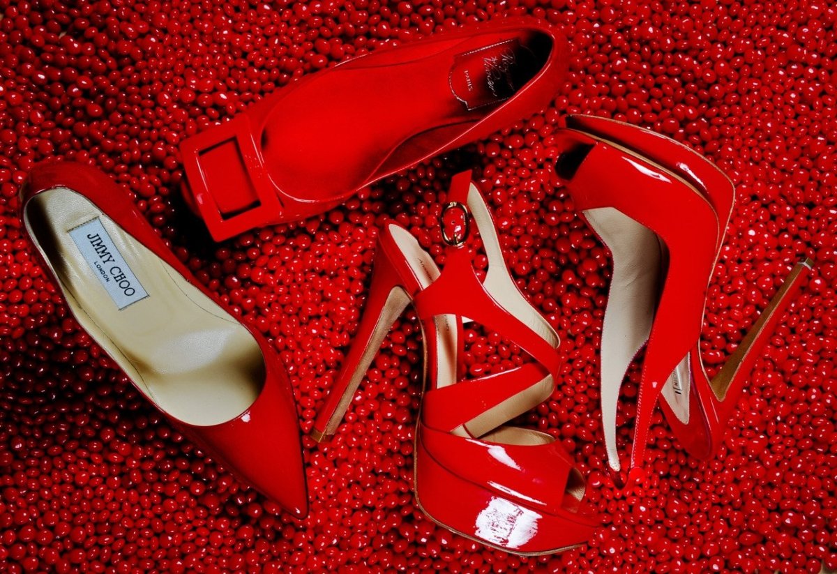 Красная обувь