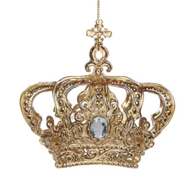Подвеска корона из золота
