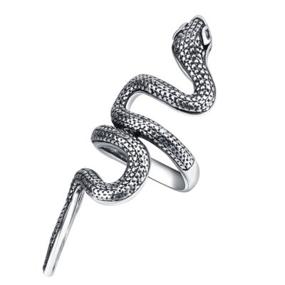 Кольцо змея с бриллиантами