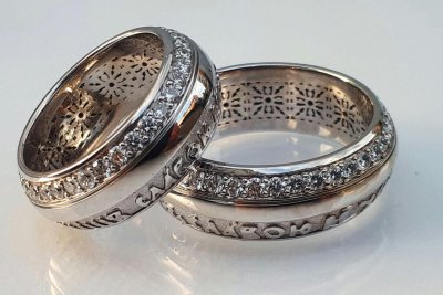 Парные православные кольца