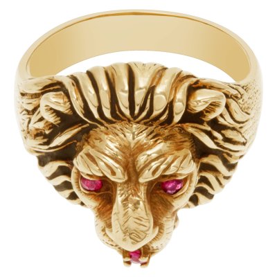 Кольцо лев для женщины