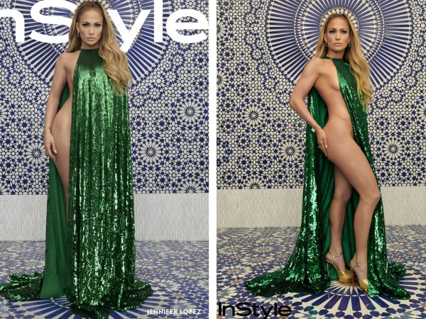 Фото: Дженнифер лопес зеленое платье instyle