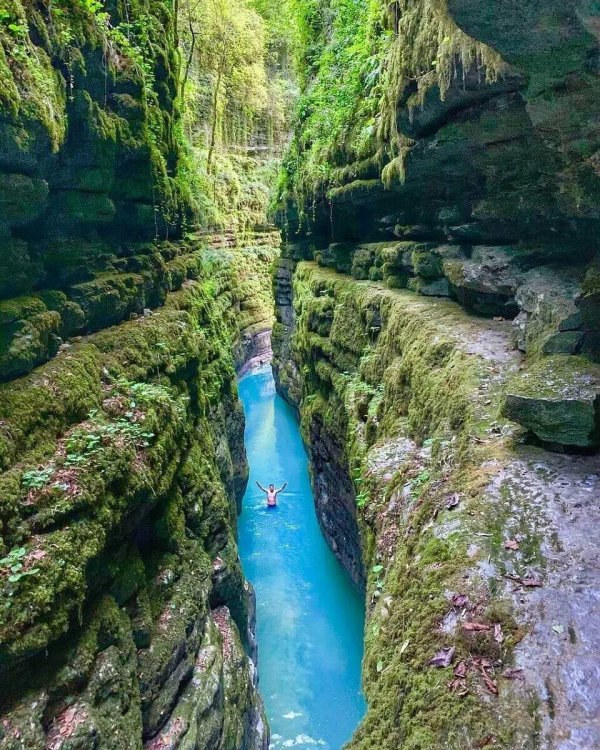 Фото: Каньон хашупсе абхазия